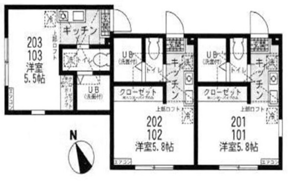 ハーミットクラブハウス大船の物件間取画像